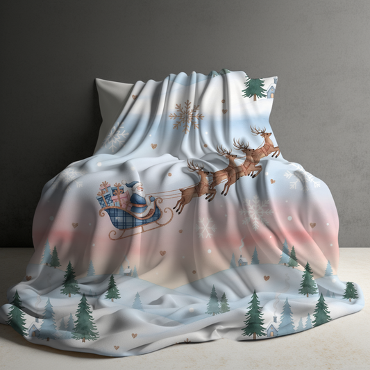 Blanket Christmas #10 - Santa Sleigh - PREORDER
