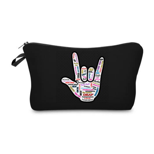 Pouch - ILY Deaf Awareness