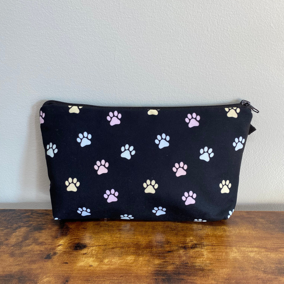 Pouch - Dog, Pastel Paw Prints