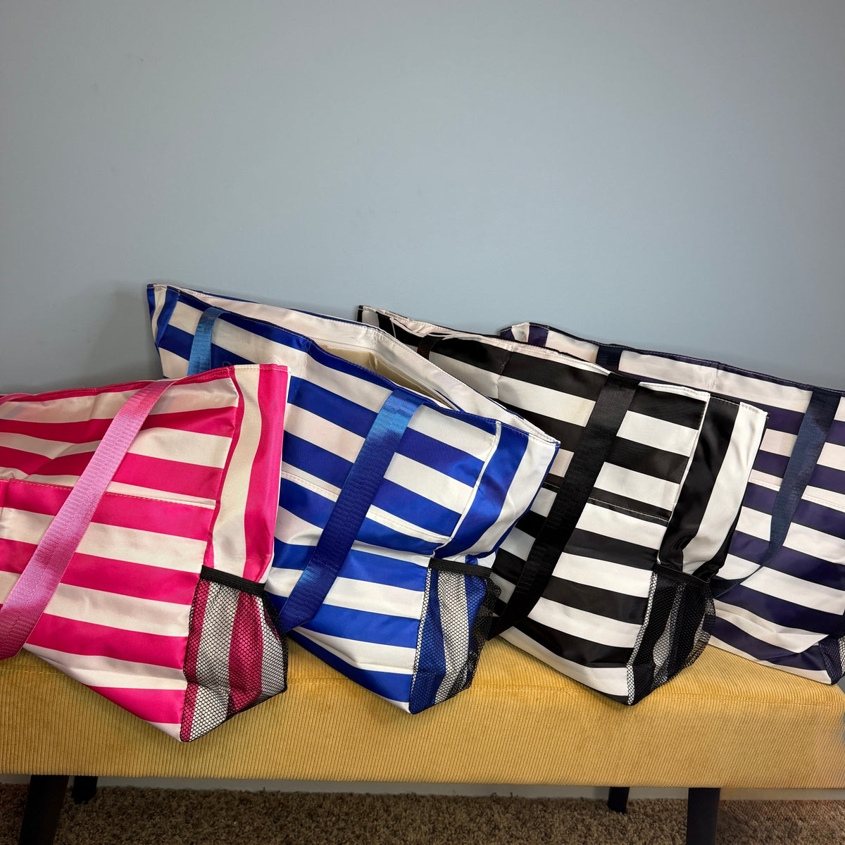 Tote Bag - Summer Stripes - Pink