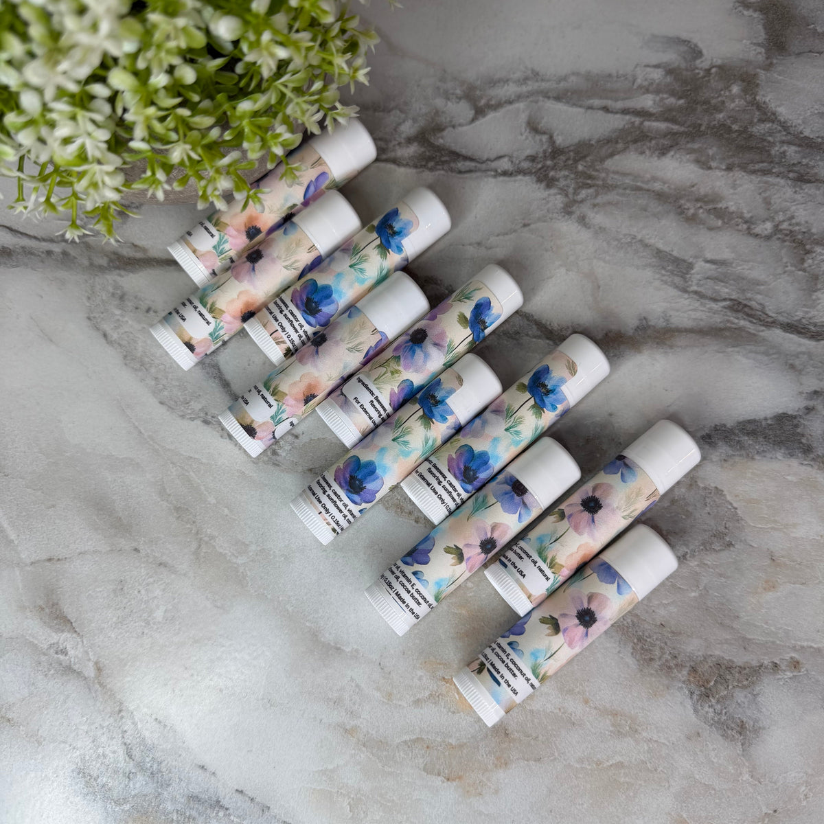 Lip Balm - Watercolor Floral