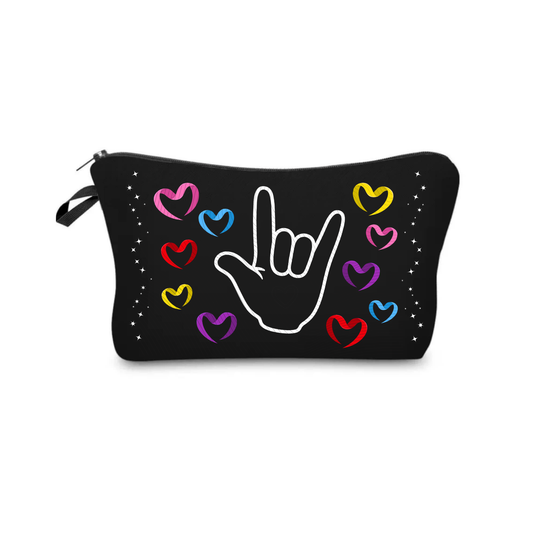 Pouch - ILY Colorful Hearts Preorder