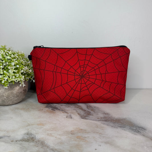 Pouch - Spiderweb Spider Red