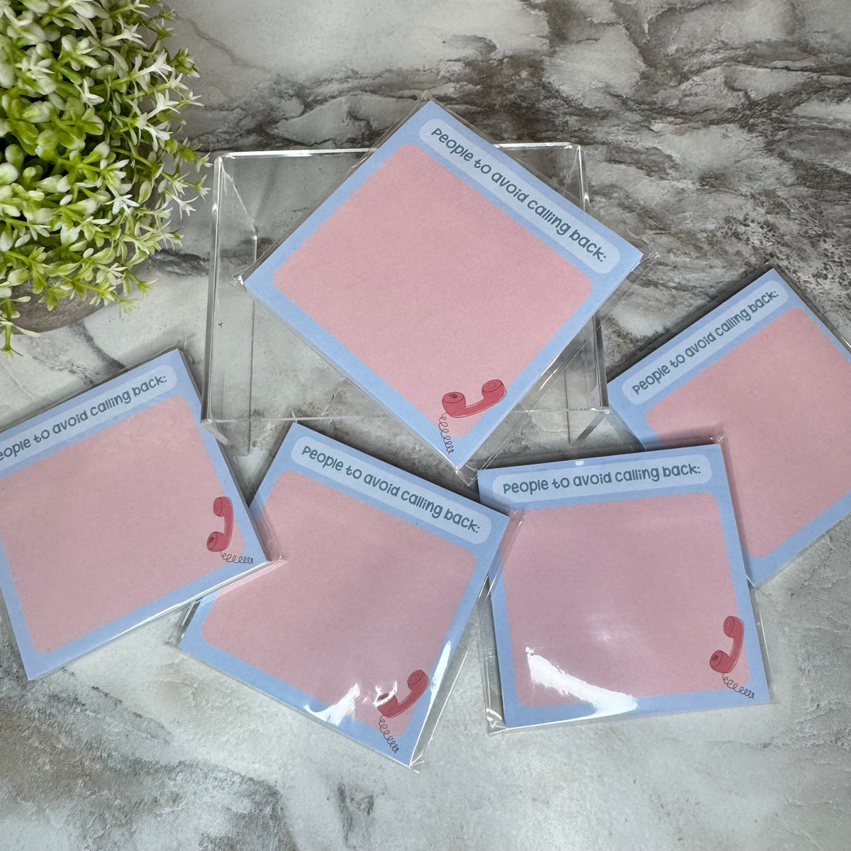 The Sticky Note Collection - People To Avoid Calling Back