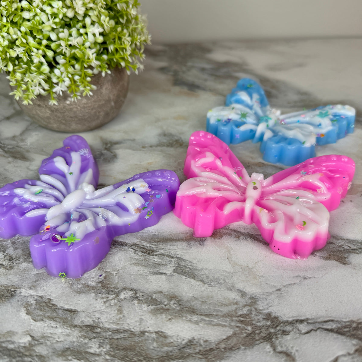 Squishy Toy - Butterfly + White