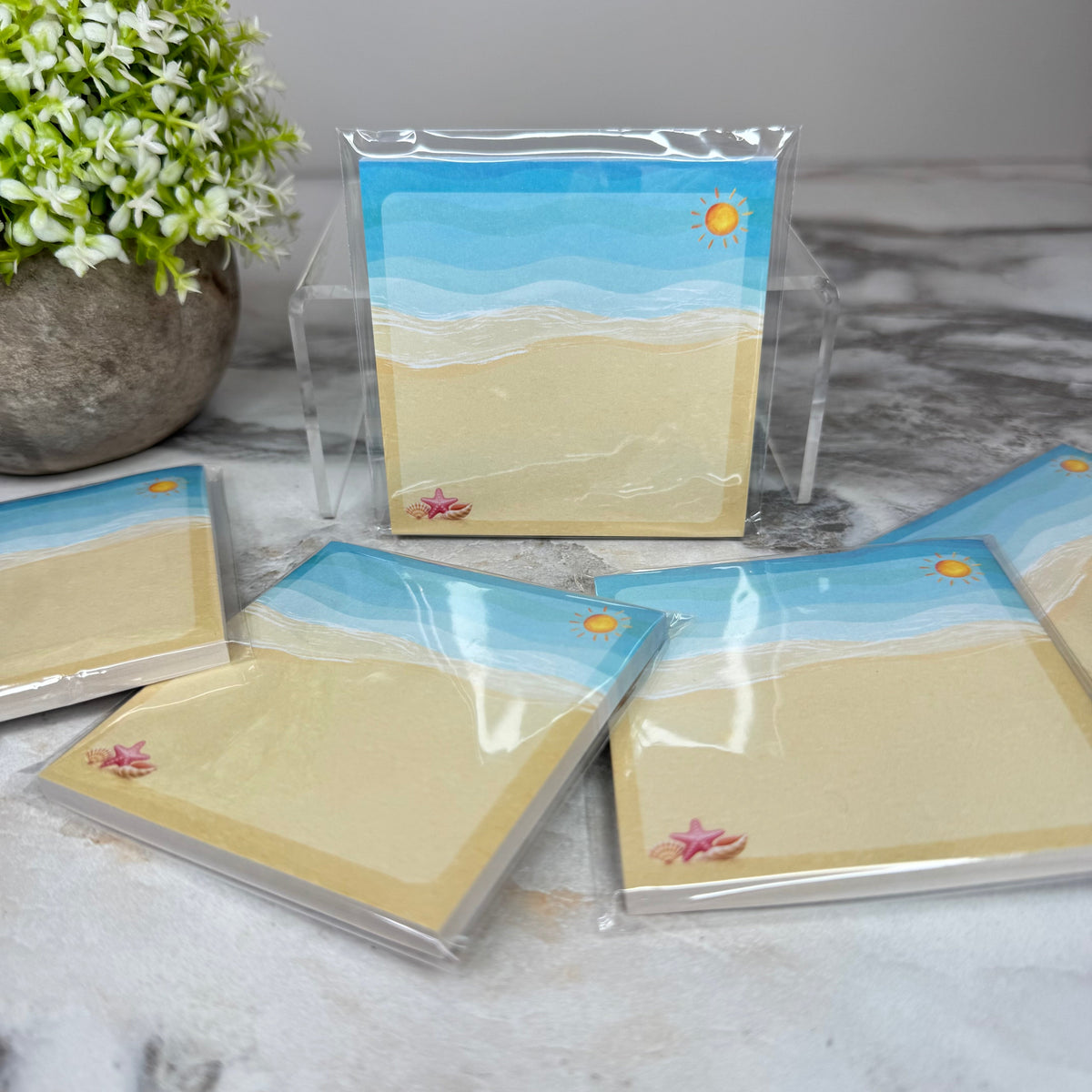 The Sticky Note Collection - Beach Sand Summer Seashell Sun