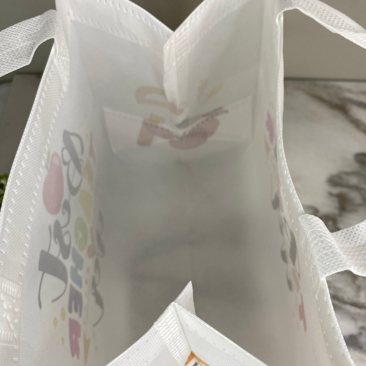Reusable Tote Bag - Teacher - Best Teacher Ever on White