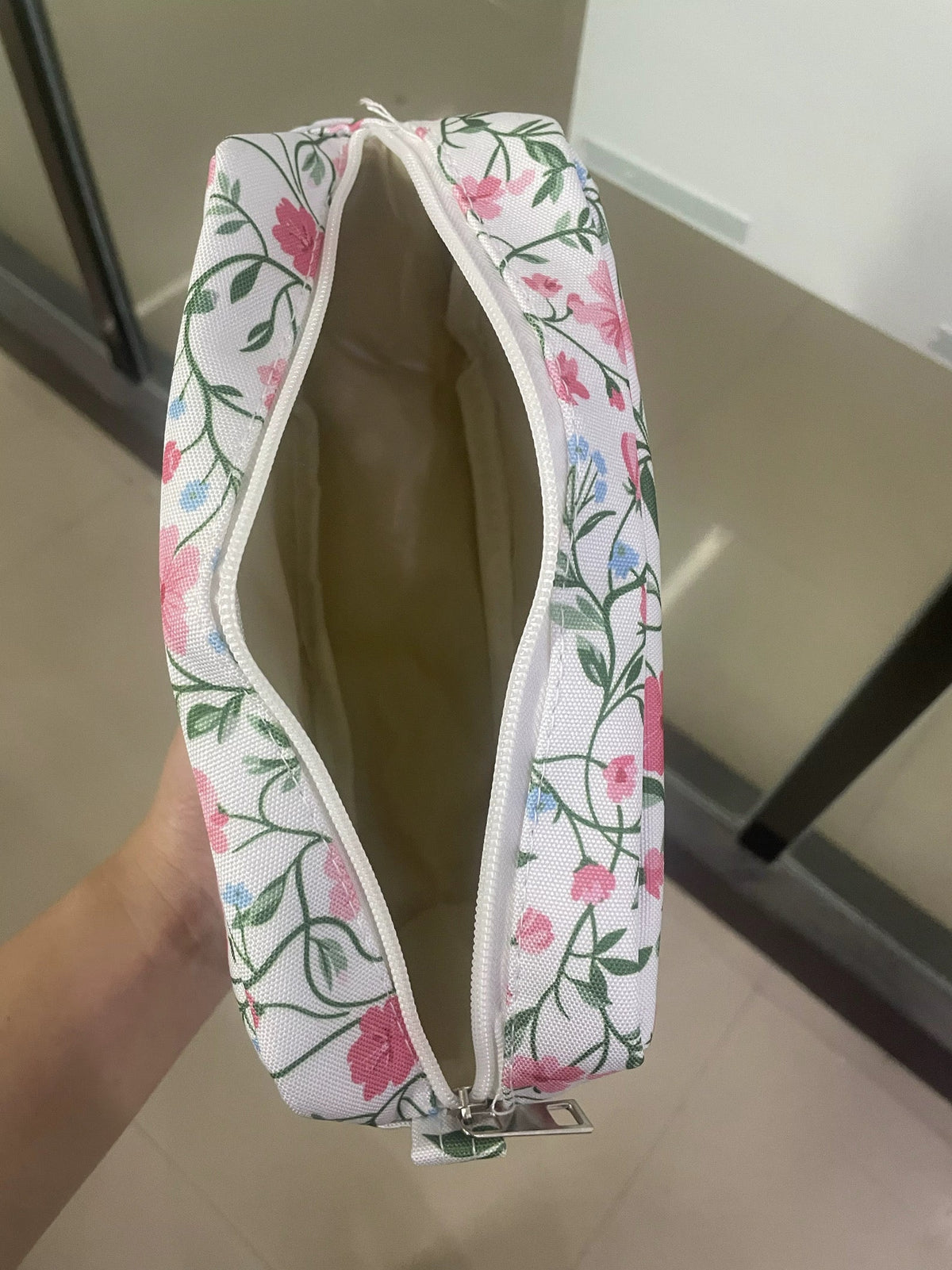 Rectangle Zip Pouch - Floral