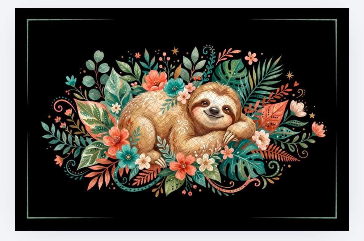 Desk Mat - Sloth