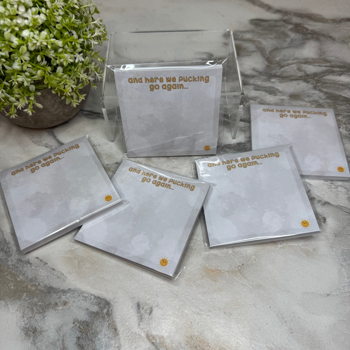 The Sticky Note Collection - Adult, Here We Fucking Go