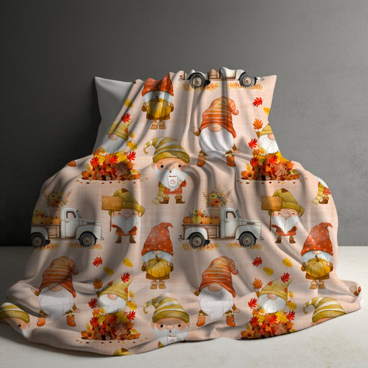 Blanket Halloween #32 - Fall Gnomes