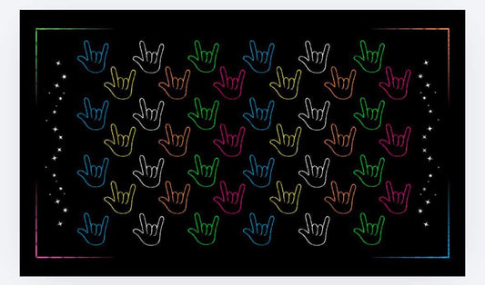 Desk Mat - ILY colors
