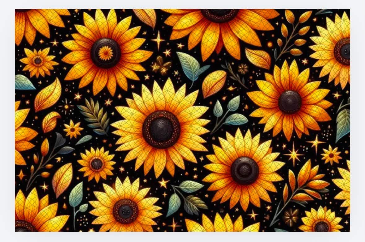Desk Mat - Sunflower