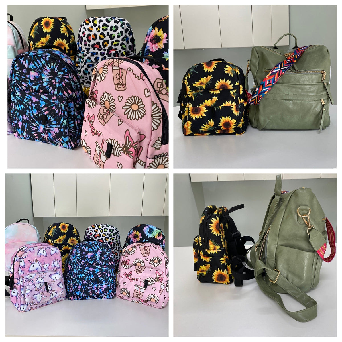 Mini Backpack - Solid Black